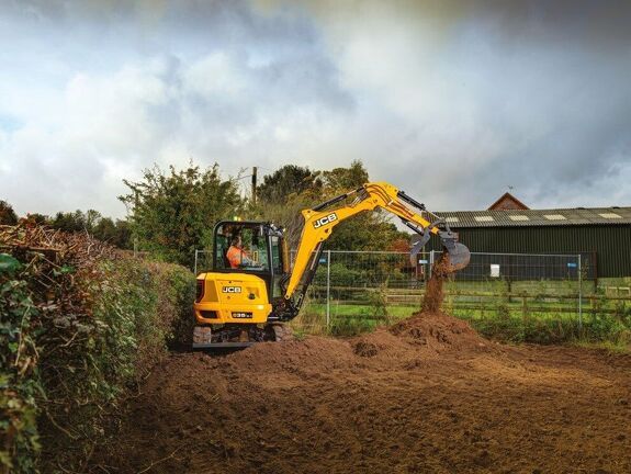 Аренда мини-экскаватора JCB 35Z-1