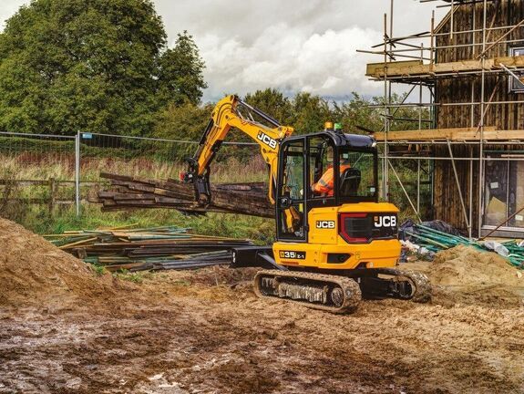 Аренда мини-экскаватора JCB 35Z-1