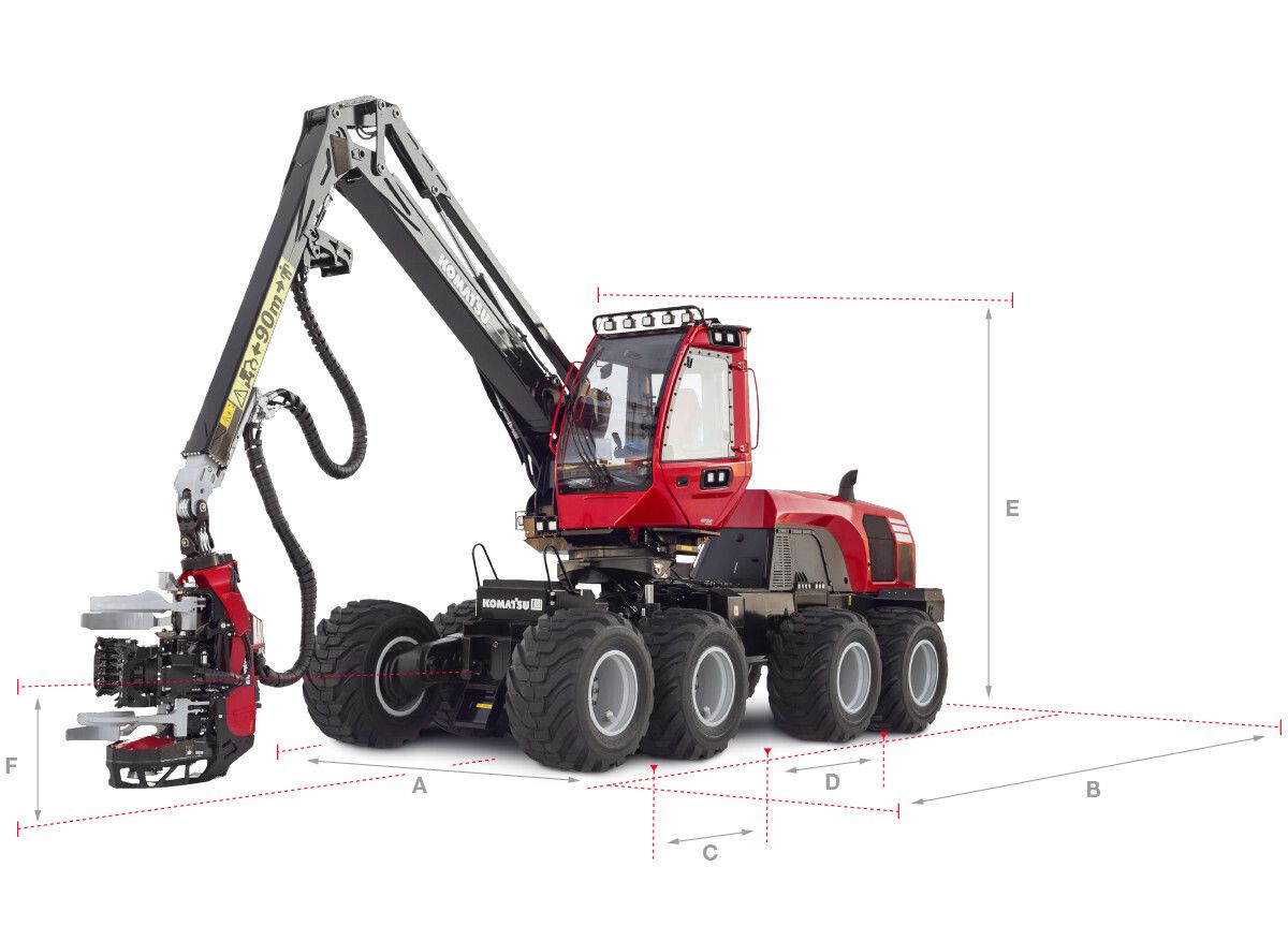 Харвестер Komatsu 901XC