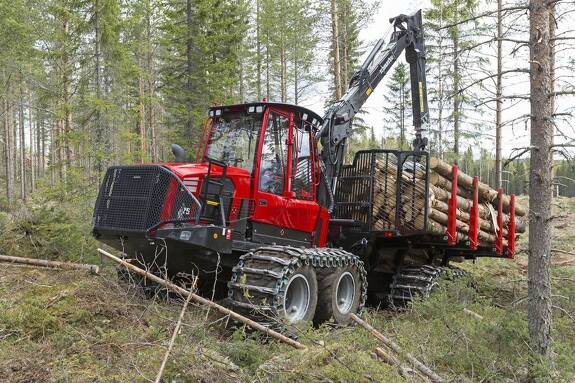 Аренда форвардера Komatsu 875