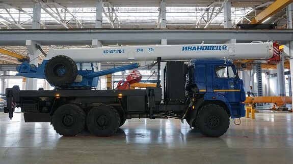 Автомобильный кран Ивановец КС-45717К-3-58 КАМАЗ 43118 25 тонн