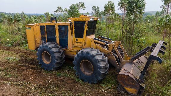 Аренда мульчера трактора Tigercat 760B