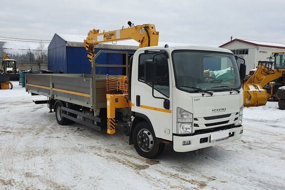 Аренда крано-манипуляторной установки Soosan SCS 334 на базе ISUZU NPR75LM