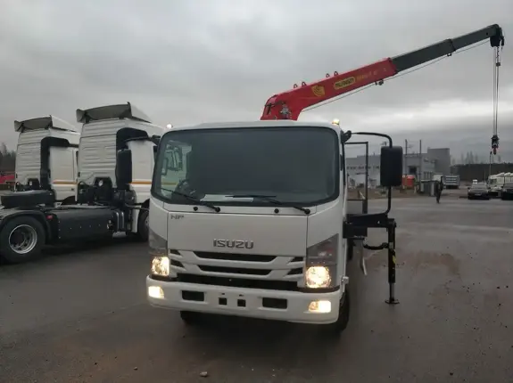 Аренда крано-манипуляторной установки INMAN IT 80 на базе ISUZU ELF NPR75