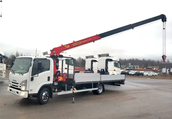 Аренда крано-манипуляторной установки INMAN IT 80 на базе ISUZU ELF NPR75