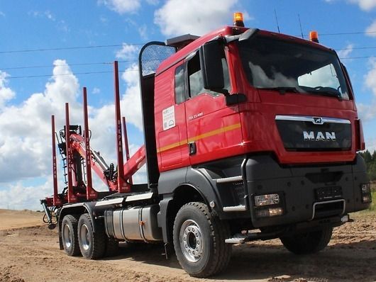 Лесовоз MAN TGX 33.540 6х4 BB