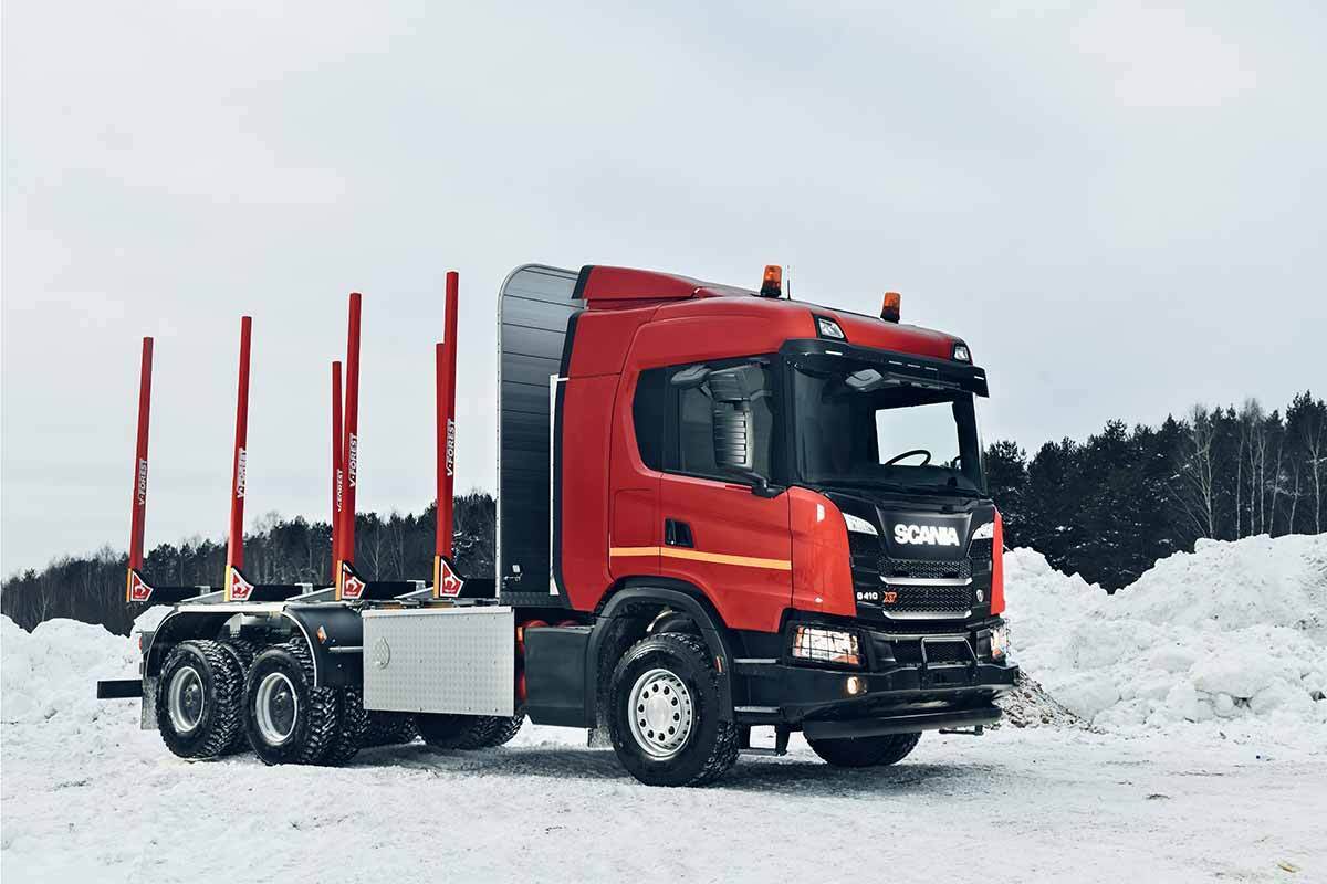 Лесовоз Scania G410 B6x4HZ