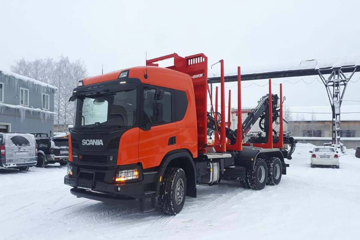 Лесовоз Scania G500 B6X6HZ