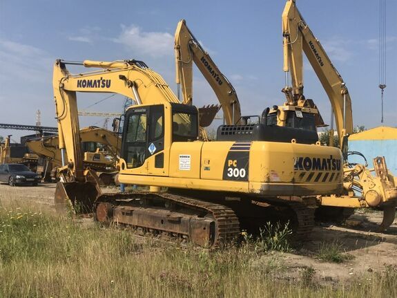 Аренда гусеничного экскаватора Komatsu PC300-8M0 с грейфером