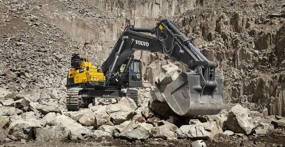 Аренда гусеничного экскаватора VOLVO EC750D