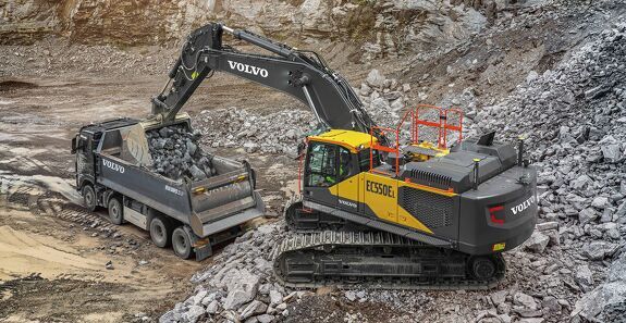 Аренда гусеничного экскаватора VOLVO EC550E