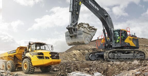 Аренда гусеничного экскаватора VOLVO EC550E