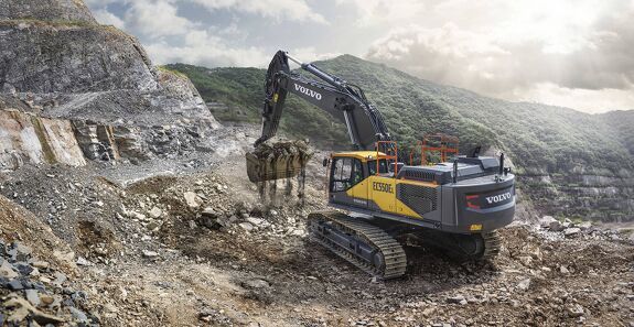 Аренда гусеничного экскаватора VOLVO EC550E