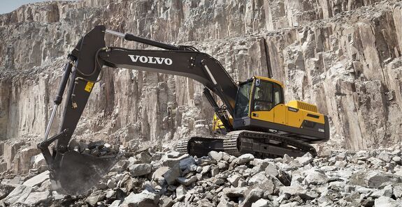 Аренда гусеничного экскаватора VOLVO  EC350D