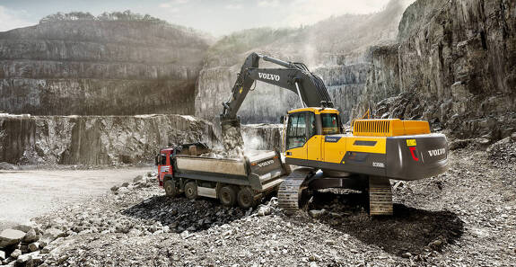 Аренда гусеничного экскаватора VOLVO  EC350D