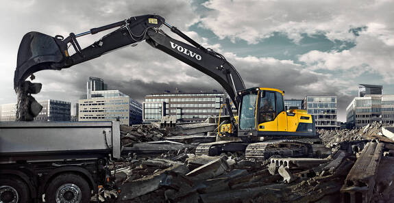 Аренда гусеничного экскаватора VOLVO EC220D