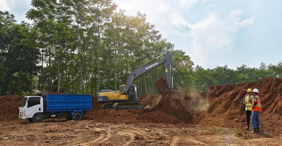 Аренда гусеничного экскаватора VOLVO EC200D