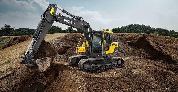 Аренда гусеничного экскаватора VOLVO EC140D