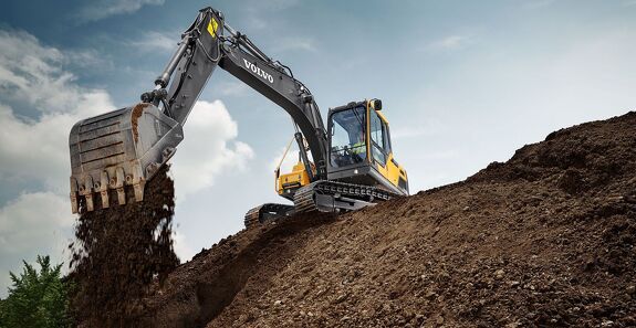 Аренда гусеничного экскаватора VOLVO EC140D