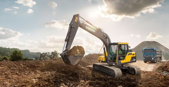 Аренда гусеничного экскаватора VOLVO EC140D