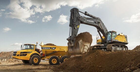 Аренда гусеничного экскаватора VOLVO EC950F