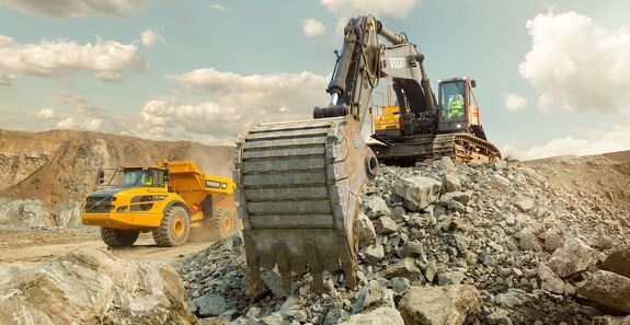 Аренда гусеничного экскаватора VOLVO EC750E