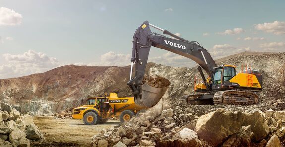 Аренда гусеничного экскаватора VOLVO EC750E