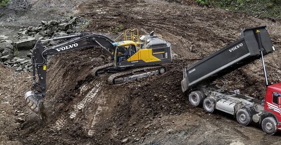 Аренда гусеничного экскаватора VOLVO EC350E