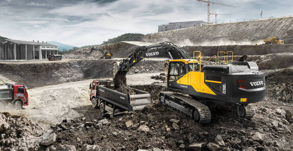 Аренда гусеничного экскаватора VOLVO EC350E