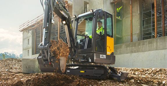 Аренда гусеничного экскаватора VOLVO EC27D