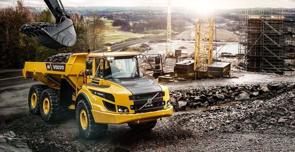 Аренда самосвала VOLVO A30G