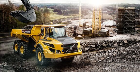 Аренда самосвала VOLVO A25G