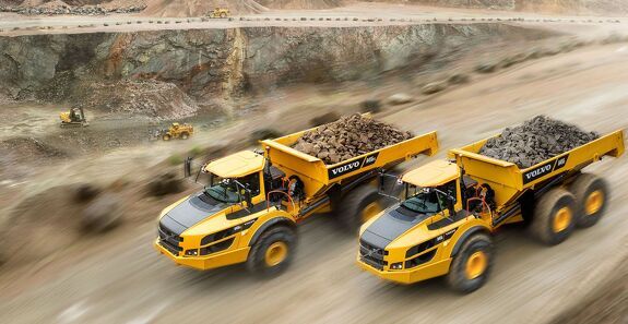 Аренда самосвала VOLVO A45GFS