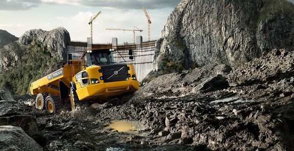 Аренда самосвала VOLVO A40G