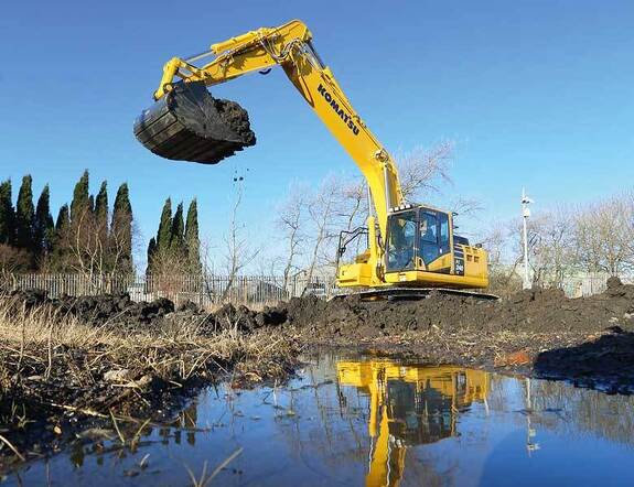 Аренда гусеничного экскаватора Komatsu PC240LC/NLC-11