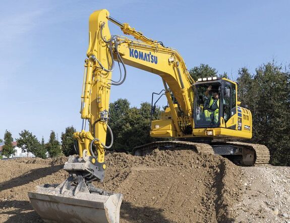 Аренда гусеничного экскаватора Komatsu PC210LCi-11