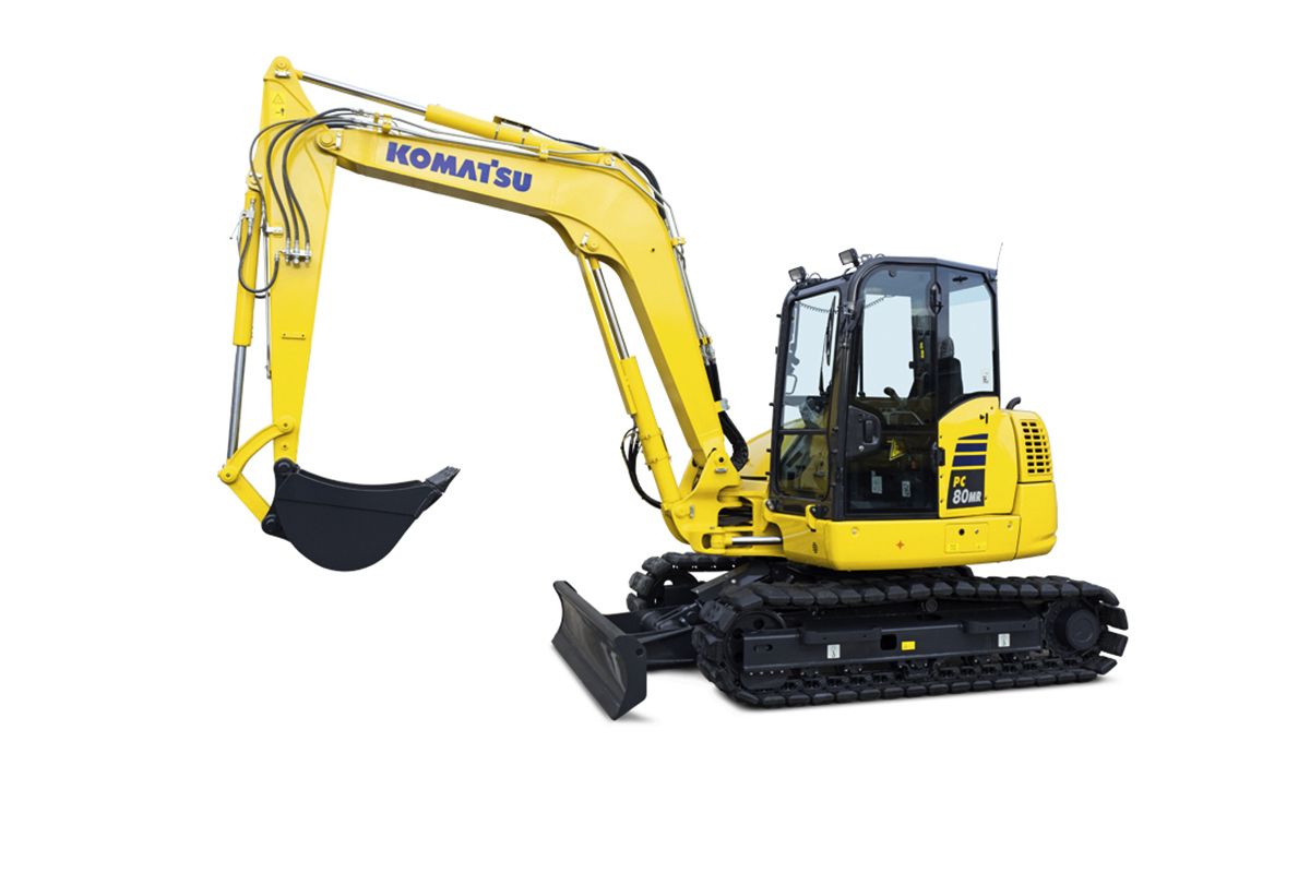 Гусеничный экскаватор Komatsu PC80MR-5