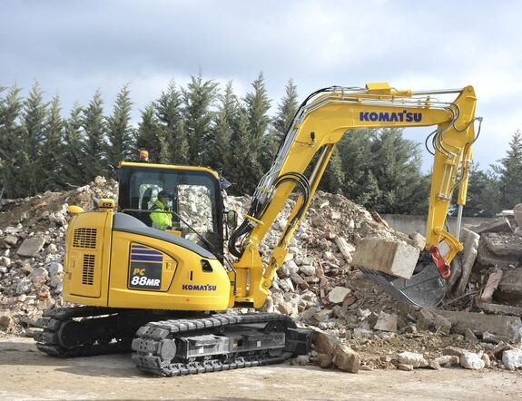 Аренда гусеничного экскаватора Komatsu PC88MR-11