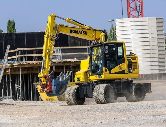 Аренда колесного экскаватора Komatsu PW148-11