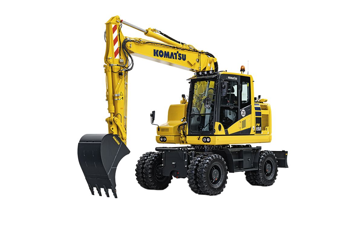 Колесный экскаватор Komatsu PW158-11