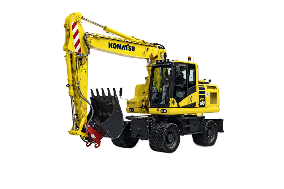 Колесный экскаватор Komatsu PW180-11