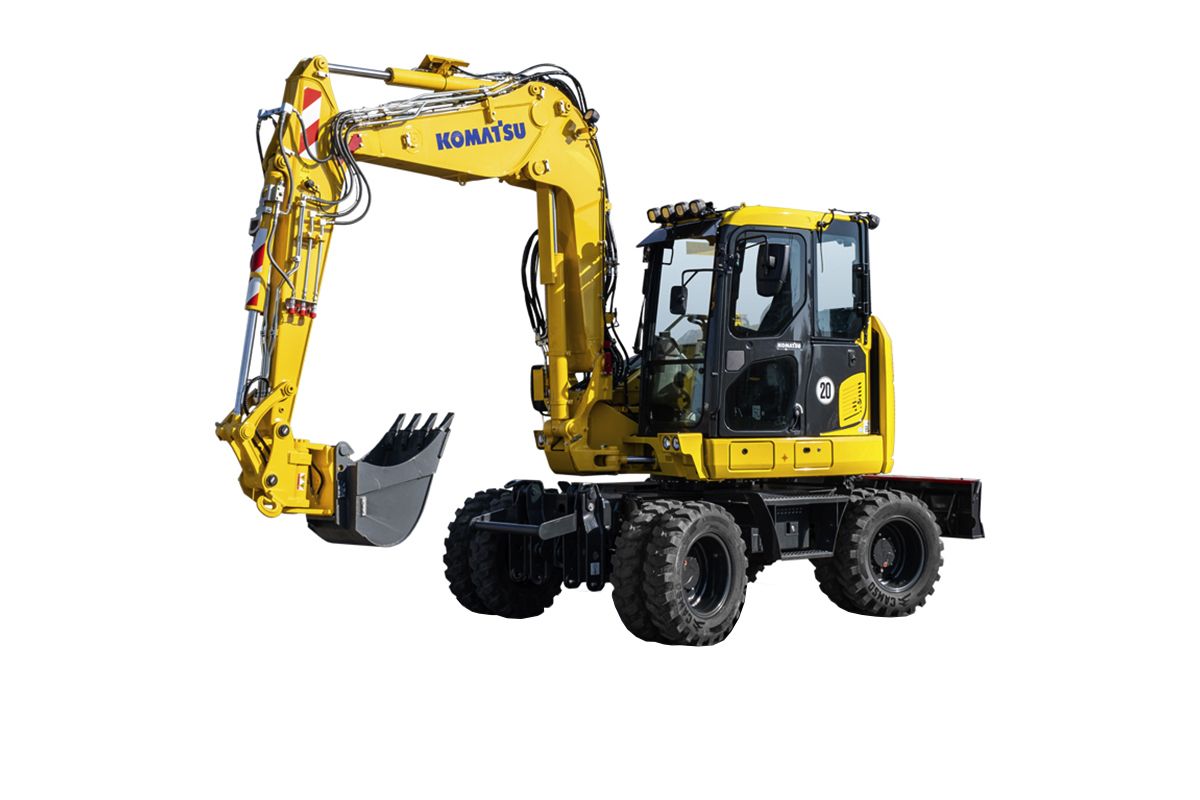 Колесный экскаватор Komatsu PW98MR-11