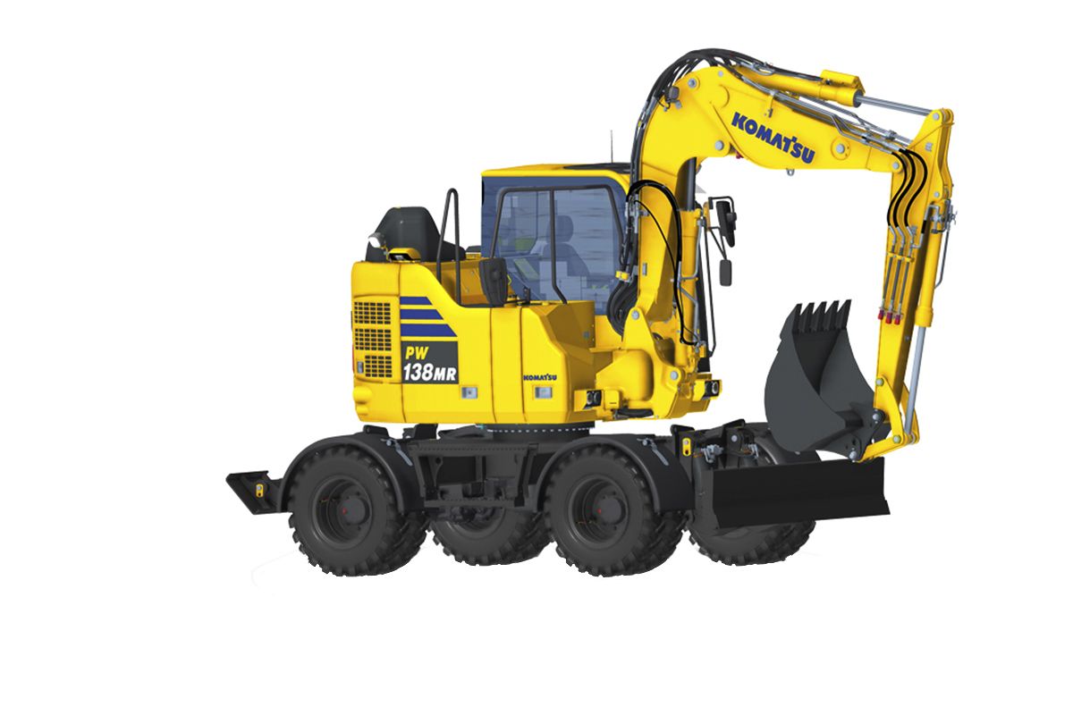 Колесный экскаватор Komatsu PW138MR-11