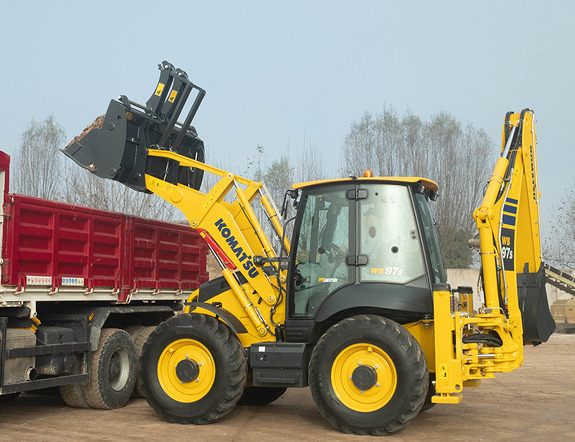 Аренда экскаватора погрузчика Komatsu WB97S-8