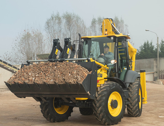 Аренда экскаватора погрузчика Komatsu WB97S-8