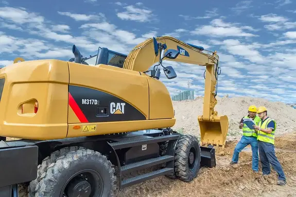 Аренда колесного экскаватора CAT M317D2