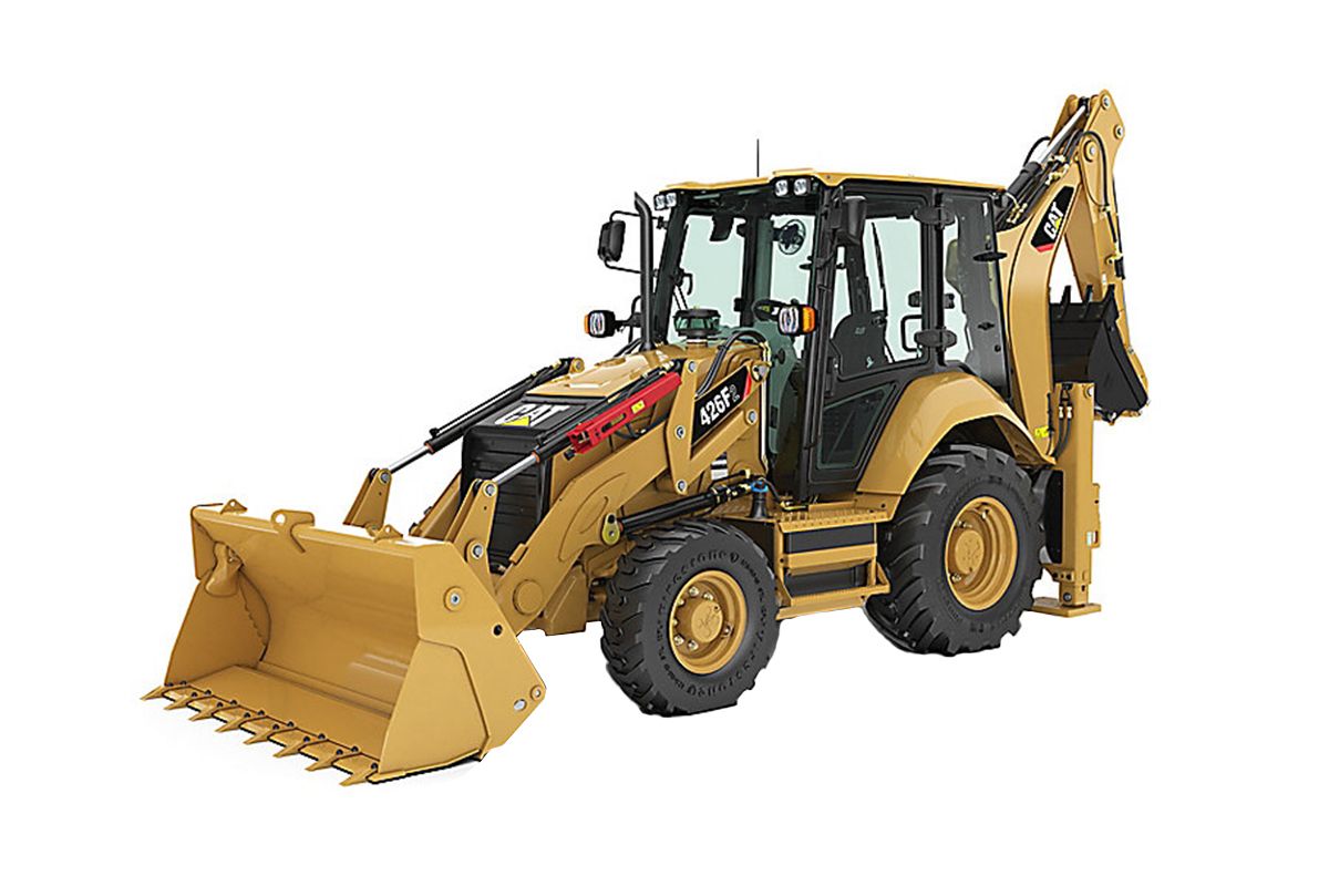 Экскаватор погрузчик CAT 426F2 с боковым смещением